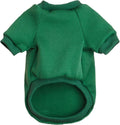 JOUHOI Puppy Sweater for Small Dogs Clothes Warm Winter Cat Clothe Pet Sweatshirt Knitwear Doggie Kitten Clothing, Green, Medium