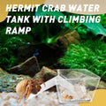 2 Packs Hermit Crab Pool - Ideal Hermit Crab Tank Combination - Pool with Cuttable Climbing Ramp
