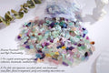 QINJIEJIE Fluorite Aquarium Gravel Fish Tank Gravel Rocks Crushed Chips