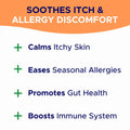 Dog Allergy Relief Chews - Anti-Itch Skin & Coat Supplement with Omega 3