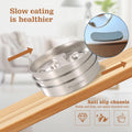 Stainless Steel Slow Feeder Dog Bowls – Non-Slip Metal Dog Bowl for Large & Medium Breeds, Puppy Puzzle Feeder – 2 Cup C