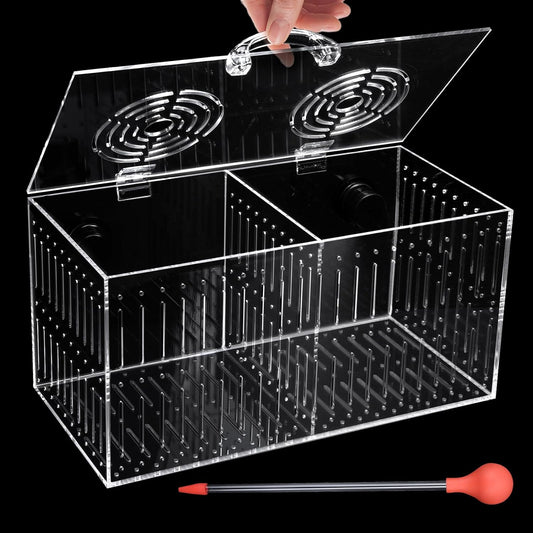 Magnet Acclimation Box for Saltwater Fish Quarantine Aquarium Isolation Box for Aquarium Fish Anemone Reef Coral(Patente