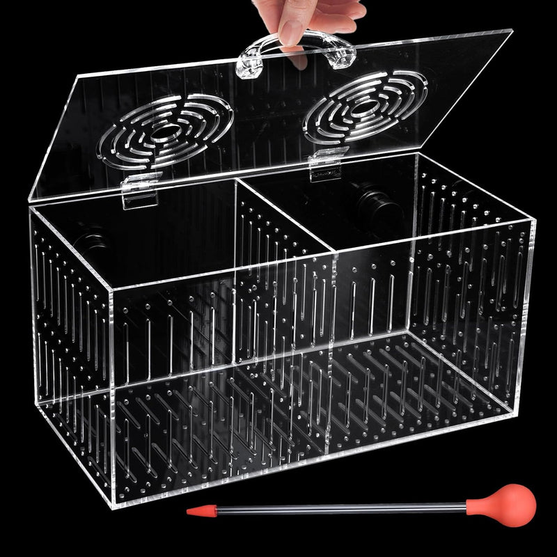 Magnet Acclimation Box for Saltwater Fish Quarantine Aquarium Isolation Box for Aquarium Fish Anemone Reef Coral(Patente
