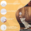 4 Pieces Cat Window Perch Suction Cup, Powerful Cat Window Bed Seat Replacement Suction Cup, Clear PVC Sucker Pads, 2 Styles