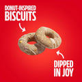 Milk-Bone Dunkin’ Vanilla Glaze Flavor Dog Biscuits with Other Natural Flavors, 8 Oz. Bag