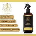 Crown Royale Ultimate Detangling Pet Spray Ready-to-Use, Removes Tangles, Prevents Stains, Repels Dirt, Made in USA, 16 
