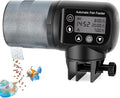 AQQA Automatic Fish Feeder for Aquarium, Moisture-Proof LCD Timer Dispenser