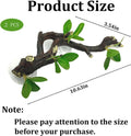 PINVNBY 2 PCS Reptile Corner Branch Terrarium Plant Decoration Branches for Reptiles with Suction Cup for Amphibian Liza