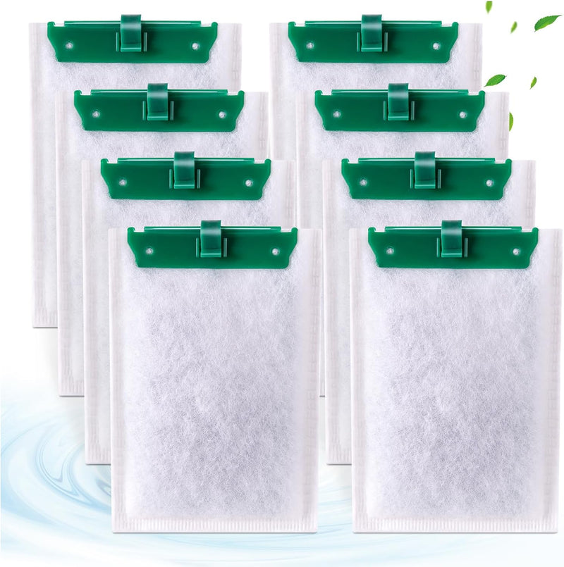xbbwmrs 8 Count Medium Filter Cartridges Compatible with Tetra Whisper Bio-Bag Filters Medium Replacement Filter Cartrid