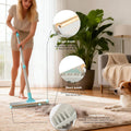 Vivifying Carpet Rake Pet Hair Remover Set, 56" Handle + 2 Handheld Tools