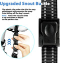 BARKLESS Soft Dog Head Collar, Patented Padded No Pull Training Head Halter