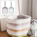 2 Pcs Cat Litter Scoop, Strong Cat Poop Scoop, Plastic Cat Litter Tray Scoop, Poop Scoop Cat Litter, Pooper Scooper Cat 