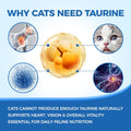 Kittysupps Taurine Powder for Cats, Kitty Supps Taurine Supplement, Grade Amino Acid Supplement for Heart, Vision & Daily Wellness, 200 Grams (1pcs)