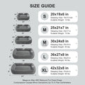 FURTIME Dog Bed for Small Dogs, Washable Orthopedic Dog Bed with Removable Cover, Rectangle Soft Calming Sleeping Puppy Bed Durable Pet Cuddler with Anti-Slip Bottom, Grey, S (20"x19"x6")