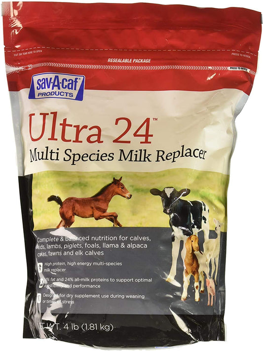 Sav-A-Caf Ultra 24 Multi Species Milk Replacer (4 lb)