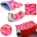 NAPLORD Guinea Pig Fleece Bedding,Snuggle Sack, Tunnel,Fleece Forest Hideout,Small Animal Pads for Guinea Pigs and More