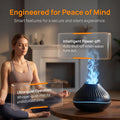 USB Powered Volcano Flame Diffuser Ultrasonic Humidifier