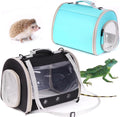 Bearded Dragon Travel Carrier Backpack,Lizard Backpack Carrier,Space Capsule Clear Bubble Window Astronaut Reptile Carri