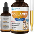 EDUZEBRA Liquid Collagen for Dogs and Cats, Skin & Coat Supplement, Itch Relief, Joint & Mobility Support, Enriched with Grass-Fed Collagen, Daily All-in-One Pet Health Formula