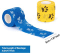 Pet Vet Wrap for Dogs Self Adhesive Bandage Wrap for Horse Cat Wound Care Cohesive Bandages Self Adherent Elastic Bandag
