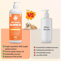 Wild Salmon Oil for Dogs & Cats 32oz Omega 3 Fish Oil Skin & Coat Supplement Pure Fish Omega 3 6 9 Liquid EPA DHA Fatty Acids - Itchy Relief Supports Joint Function, Brain, Eye, Immune & Heart Health