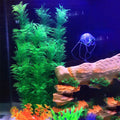 Hamiledyi Aquarium Plants Plastic Decor Fish Tank Green Decorations Plants Ornament Safe for All Fish,Extra Large 23-inc