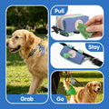 Dog Poop Bag Holder for Leash, Large-Capacity Canvas Pouch, Purple