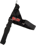 BULLHUG Adjustable Dog Harness– No Pull, No Choke – for English Bulldogs, French Bulldogs, Pugs & Broad-Chested Breeds – Easy, Safe Walks (Black, Small)