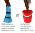 yeezo Easy Use Hoof Soaking Boot for Horse Soaker Bag Equine Soaking Boot Hooves Care Treatment Bucket Soaker Sack with 