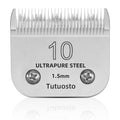 Tutuosto 10# Clipper Blades Pet Grooming Clipper Replacement Blades Detachable Blade Compatible with andis/wahl/Oster Dog Clippers
