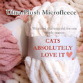 Urnat Cat Extra-Soft Kneading Mat, Handmade Washable Round Cat Pad Blanket for Indoor Kittens, Plush Breathable Cushion Bed for Cat Trees, Sofas & Floors (White,Small)