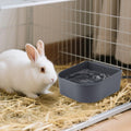 NAMSAN Small Heated Water Bowl for Cats Outdoor, 1L Heated Dog Bowl, Hanging Chicken Water Heater, Provides Drinkable Wa
