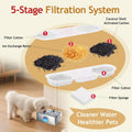 12 Pack Dog Fountain Filter Replacement for 3.2/4.2Gal Stainless Steel