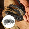 250 Pcs E5 Horseshoe Nails (2 Inch), Stainless Steel Horse Hoof Nails for Securely Fastening Horseshoes, Ideal for Eques