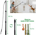 SailStart Flirt Pole for Dogs Heavy Duty 40inch Extendable Aluminum Alloy Dog Flirt Pole for Large/Medium/Small Gogs,Interactive Dog Toys for Indoor/Outdoor