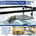 Hanging Turtle Basking Platform with Food Tray and Ramp