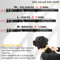 ADITYNA Heavy Duty Dog Collar with Handle - Thick Dog Collar for Large Dogs - Wide, Reflective, Tactical, Soft Neoprene 