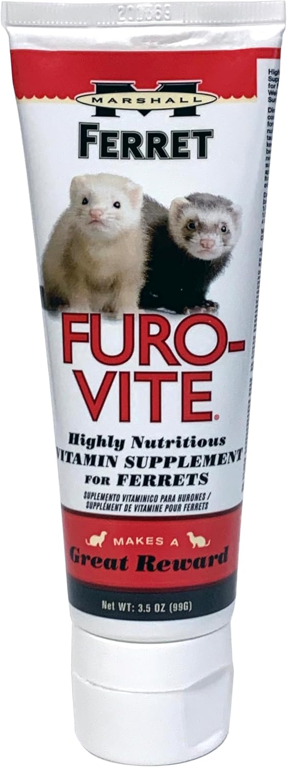 Marshall Pet Products Furo-Vite Highly Nutritious Vitamin Supplement Paste, for Ferrets of All Ages, for Training and Su