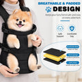 Dog Backpack Carrier, Adjustable Puppy Chest Carrier (Medium)