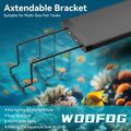 WooFog 2 Pcs Aquarium Light Riser for Rimmed/Rimless Tanks (Width 3 inch)