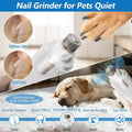 2-in-1 Cat Nail Clipper & Dog Nail Clippers with 2 Led Lights,Claw Clippers with Quick Sensor for Medium Small Dogs Cats,Pets Nail Trimmers & Grinder Quiet with Safety Guard