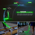 5Ft LED Dog Leash, Light Up Dog Leash USB Rechargeable Waterproof, Nylon Reflective Leashes with Padded Handle for Dogs 