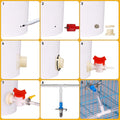 12Pcs Rabbit Nipple Drinker Kit Automatic Rabbit Watering System