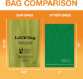 Neater Pets Lift N’ Bag Extra-Capacity Dog Poop Bags Rolls, 20% Thicker Leakproof Poop Bags for Dogs, Extra-Large Dog Po