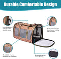 GOOPAWS Soft-Sided Kennel Pet Carrier for Small Dogs, Cats, Puppy, Airline Approved Cat Carriers Dog Carrier Collapsible, Travel Handbag & Car Seat