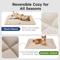 Low-Profile Dog Pad Mat for Medium Small Dogs, Washable Ultra Soft Dog Crate Mat, High Density Foam Pet Beds for Indoor 