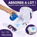 Pet Soft Washable Female Diapers (3 Pack) Female Dog Diapers, Comfort Reusable Doggy Diapers for Girl Dog in Period Heat