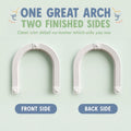 Purrfect Portal Purrfect Arch Interior Pet Door - No-Flap, Open Arch Design, Fits Pets Up to 20 lbs, Easy DIY Setup, No 