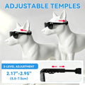 NAMSAN Dog Sunglasses for Small Dogs Cats, UV Protection Small Dog Sun Glasses Outdoors Riding Driving, Pet Glasses Phot