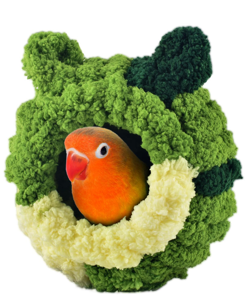 KATUMO Bird Nest, Small Sun Conure Breeding House Parrotlet Snuggle Hut Lovebird Bed for Conure, Lovebird, Zebra Finch, Loriculus, Hamster and Other Small Birds (Less Than 5 inches Long)